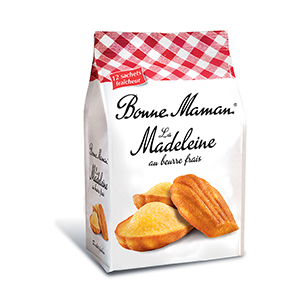 12 madeleines au beurre frais Bonne Maman de 25g