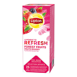 Thé noir Fruits Rouges LIPTON Feel Good Selection - 25 sachets