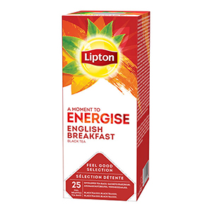 Thé noir English Breakfast LIPTON Feel Good Selection - 25 sachets