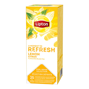 ThÃ© noir Citron LIPTON Feel Good Selection 25 sachets