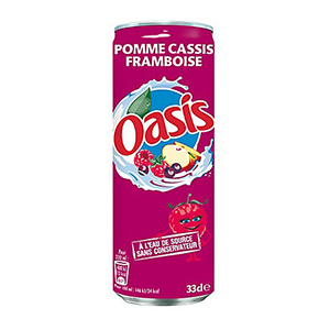 Oasis Pomme Cassis Framboise 33cl x 24