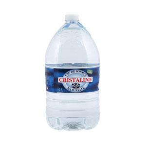 CRISTALINE Eau de source plate bouchon sport 33cl pas cher 