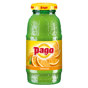 Jus d'orange Pago verre recyclable 20cl x 12