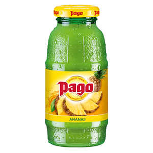 Nectar d'Ananas Pago verre recyclable 20cl x 12