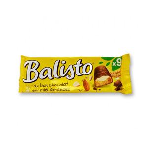 Paquet de Balisto lait miel amandes 18.5g x 9