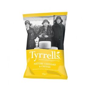 Chips Tyrrells au cheddar 40g x 18