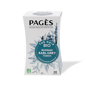 Thé noir Earl Grey bio PAGES - 20 sachets