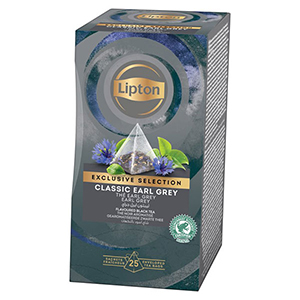 Thé noir Earl Grey Lipton Eclusive Selection 25 sachets