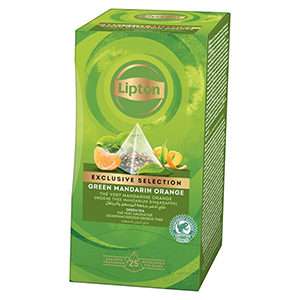 Thé vert mandarine - orange Lipton Exclusive Selection 30 sachets