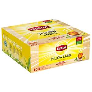 Thé noir Yellow Label LIPTON - 100 sachets