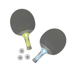 Set de 2 raquettes de ping-pong et 3 balles Cornilleau