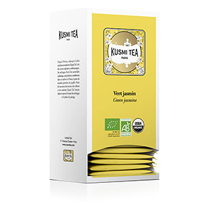 Thé vert jasmin bio KUSMI TEA - 25 sachets