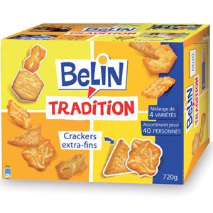 Assortiment de crackers Belin Tradition 720g pour machine à café