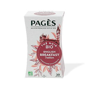 Thé noir English breakfast bio PAGES - 20 sachets