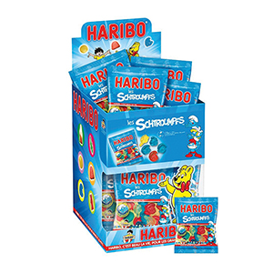 30 sachets Schtroumpf Haribo 40g