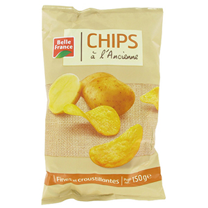 Sachet de chips à l'ancienne 150g