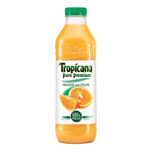 Tropicana Orange pur jus avec pulpe 1L x 6