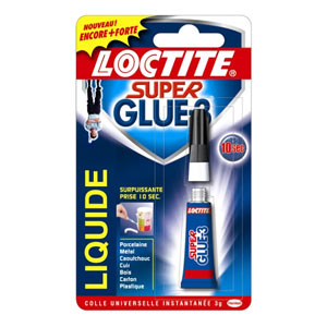 Colle Super Glue 3 liquide 3g