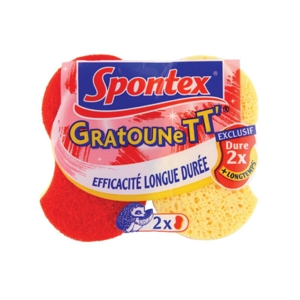 Eponges Gratounett' Spontex - Lot de 2