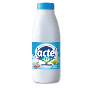 Lait demi-Ã©crÃ©mÃ© Lactel 1L x 6