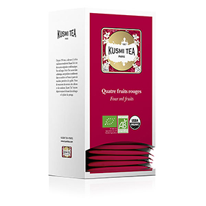 Thé 4 fruits rouges bio KUSMI TEA - 25 sachets