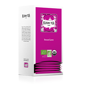 Thé Sweet Love bio KUSMI TEA - 25 sachets