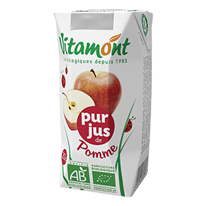 Pur Jus de pomme Bio VITAMONT 20 cl x 24 