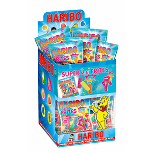 30 sachets de super mini frites HARIBO 40 g 