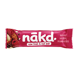 18 barres de fruits framboises NAKD