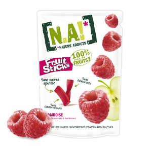 N.A! Fruit sticks Framboise 40g