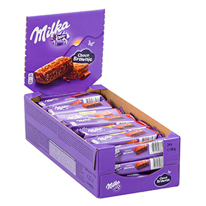 Brownies chocolat Milka 50g x24