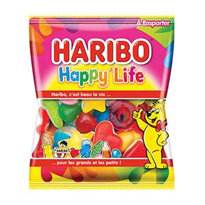 30 sachets Happy Life 120g HARIBO