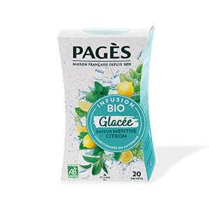 Infusion glacÃ©e menthe citron bio PAGES - 20 sachets