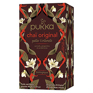 ThÃ© noir ChaÃ¯ original bio PUKKA - 20 sachets