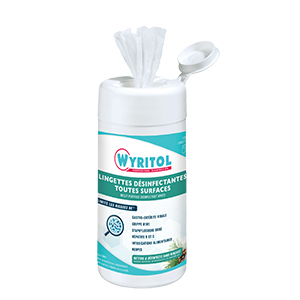 Lingettes dÃ©sinfectantes Wyritol - boÃ®te de 120