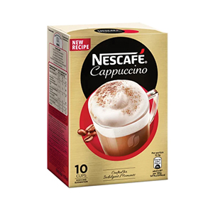 10 sticks de préparation instantanée cappuccino Nescafé