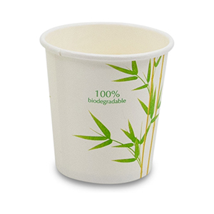 100 gobelets bio-compostables en bambou 10cl