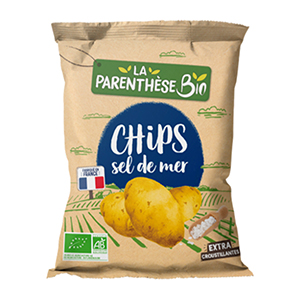 Chips sel de mer bio 40g x 18