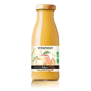 Pur Jus Cocktail de Fruits bio VITAMONT 25cl x 15