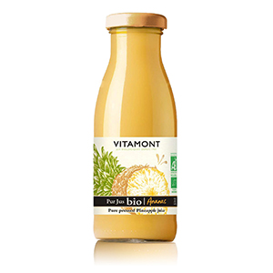 Pur Jus Ananas bio VITAMONT 25cl x 15