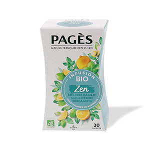 Infusion Zen bio  PAGES - 20 sachets