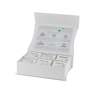 Coffret de thés bio PAGES - 60 sachets