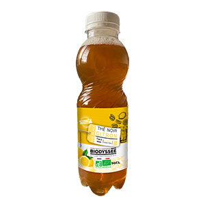 Thé noir glacé citron bio BIODYSSEE 50cl x 12