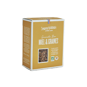 Granola miel & graines bio SUPERNATURE 350g