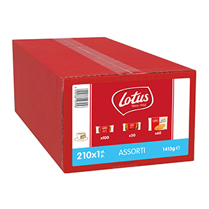 Assortiment de 210 biscuits Lotus 1.40kg