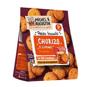 Petits biscuits apéritif Chorizo Michel et Augustin 90g