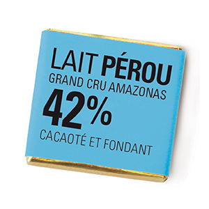 350 napolitains chocolat au lait PÃ©rou 42% bio Ethiquable 1.6kg