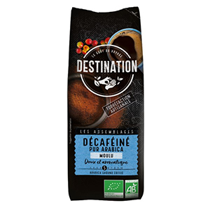 Café moulu Décaféiné bio DESTINATION 250g