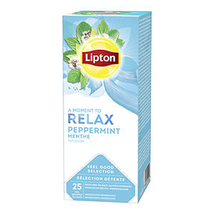  Infusion Relax menthe poivrée LIPTON Feel Good Selection - 25 sachets 