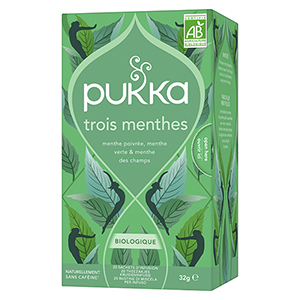 Infusion trois menthes bio PUKKA - 20 sachets